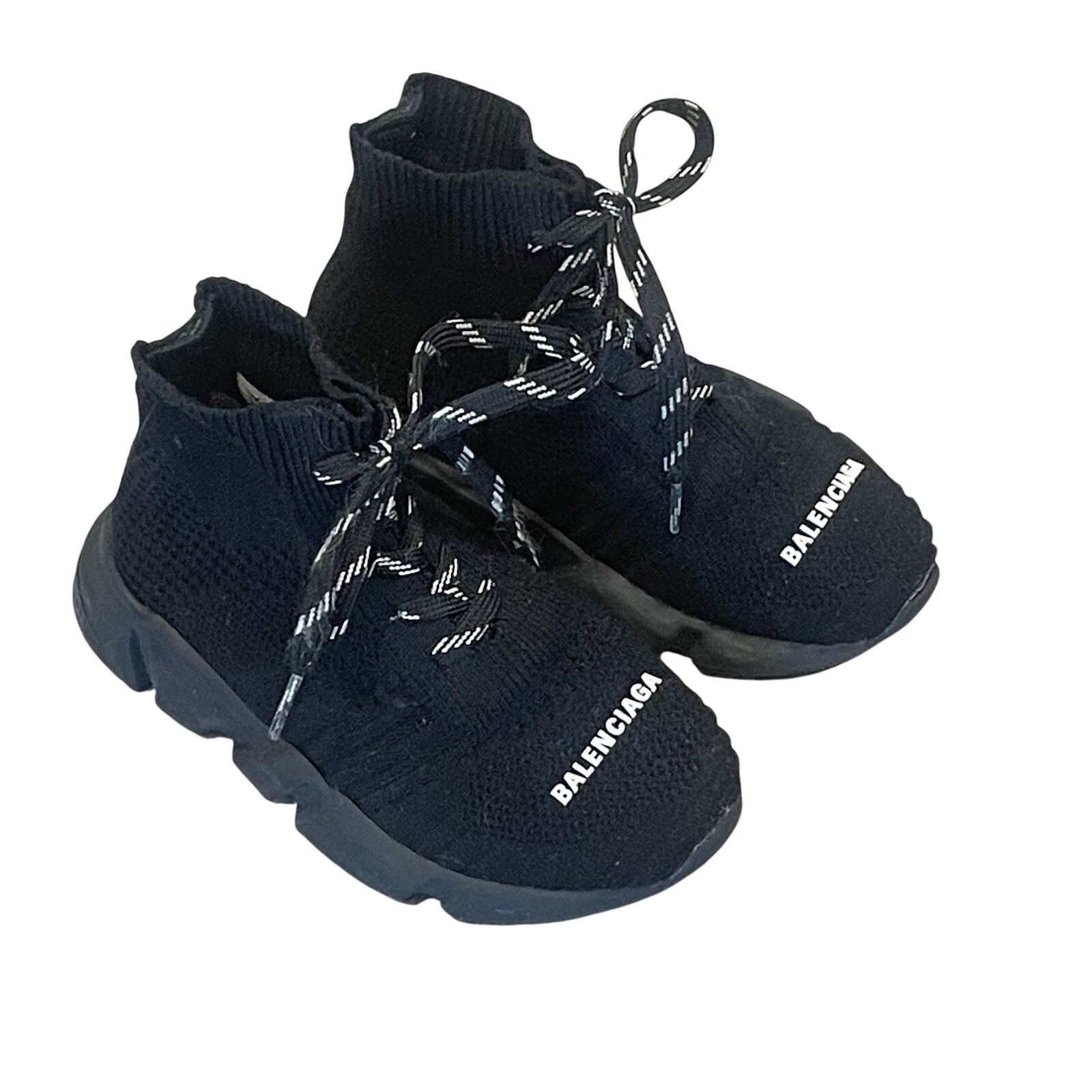 Balenciaga Baby Sock Sneakers Toddler Size 7-8 Unisex Logo Trainers